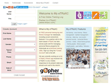 Tablet Screenshot of my-etraxc.com